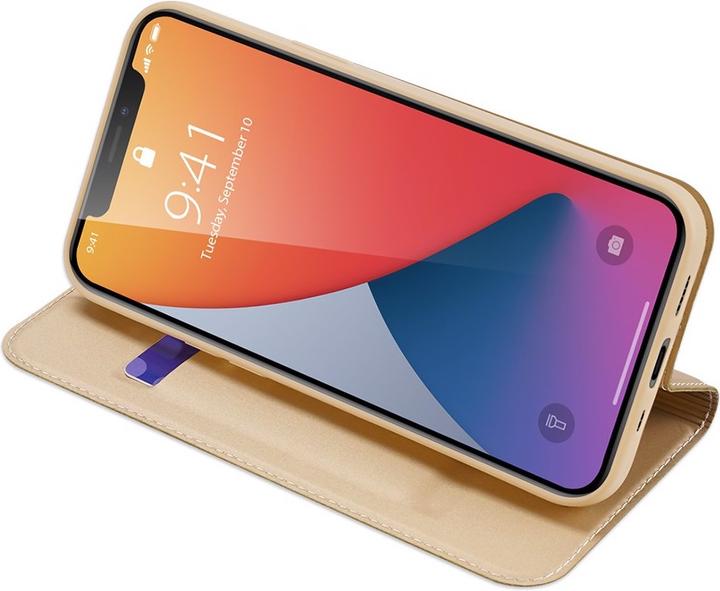 Produktbild Dux Ducis iPhone 12 Mini - Flip Folio Case gold (Apple iPhone 12 mini)