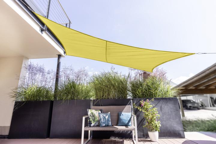 Image du produit Windhager Voile d'ombrage Cannes, 2 x 3 m, rectangle, jaune (30 x 20 x 20 cm)