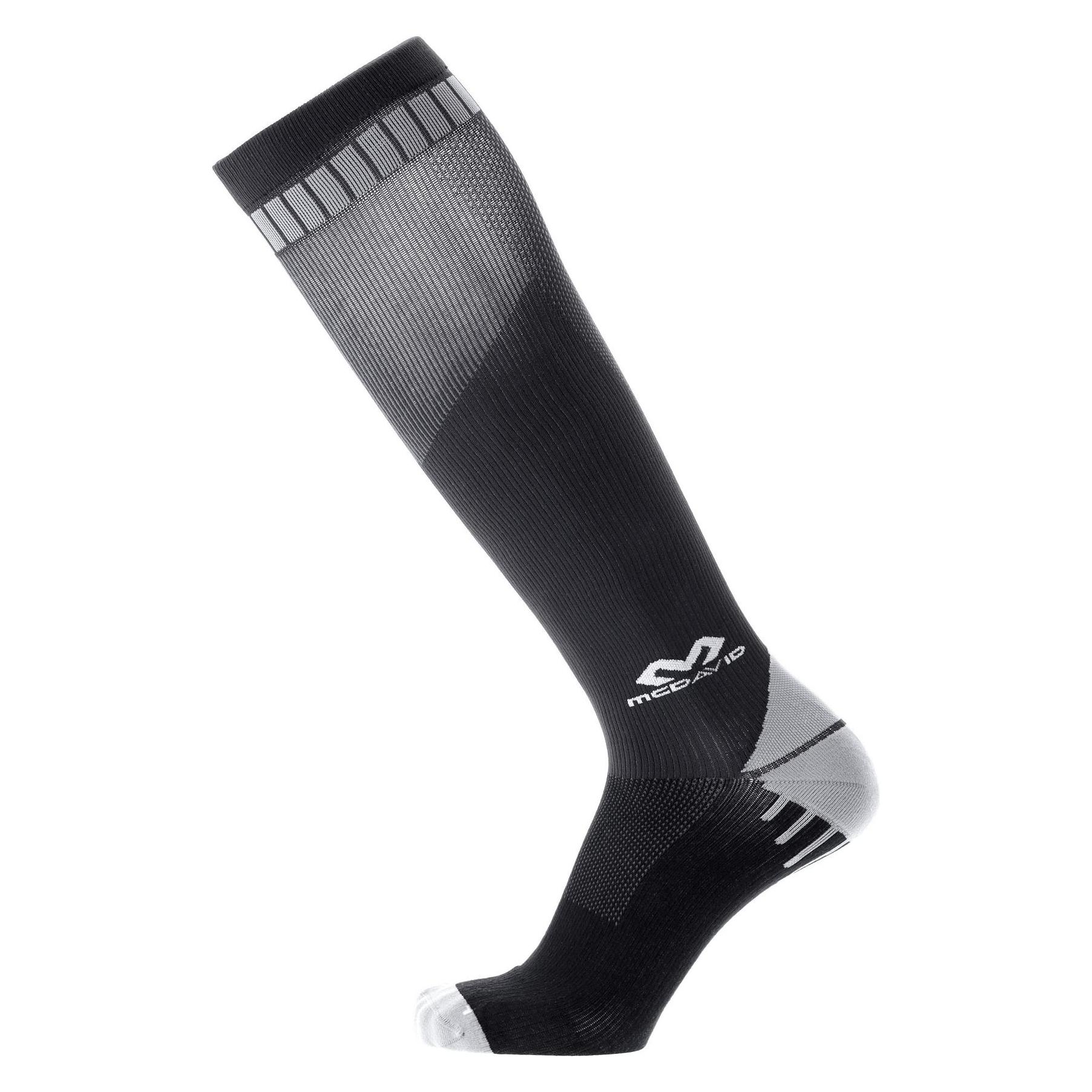 McDavid, Herren, Sportsocken, Active Elite (42/44), Schwarz, Silber