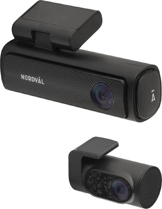 Actual product image Nordväl DC202-2CH 4K dashcam + WiFi + GPS + parking mode + 128GB (Wi-Fi, GPS receiver, 5K)