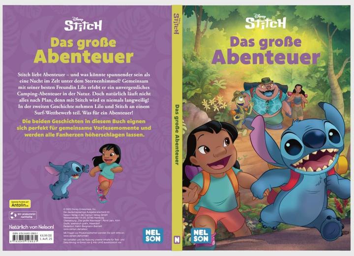 Produktbild Disney Vorlesebuch: Stitch: Das grosse Abenteuer (Deutsch, 2025)