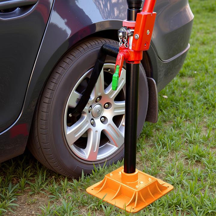 Produktbild Wiltec Farm Jack Halterung Stützplatte Wagenheber Unterlegplatte 29,2x29,2cm