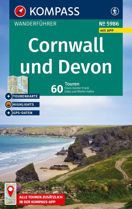 Actual product image Wanderführer Cornwall und Devon, 60 Touren mit Extra-Tourenkarte