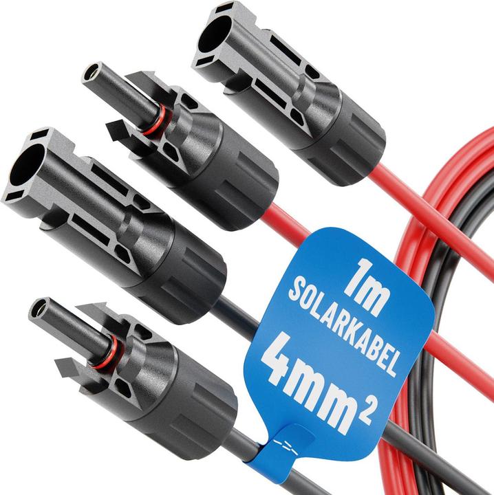 Produktbild Absina 1 m Solarkabel Set (Solarkabel)