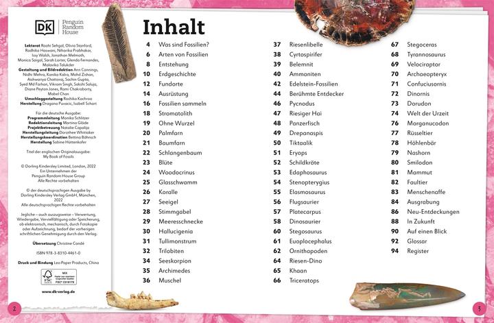 Produktbild Fossilien (Deutsch, Christine Condé, Dean Lomax, DK Verlag - Kids, 2022)