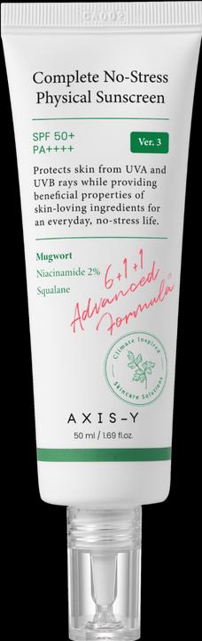 Axis-Y 6+1+1 - Complete No- Stress Physical Sunscreen V. 3 (Sonnencreme, SPF 50+, 50 ml)