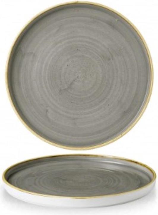 Immagine prodotto Churchill Piatto piano da 26 cm con pareti grigio pepe di Stonecast (1 x)