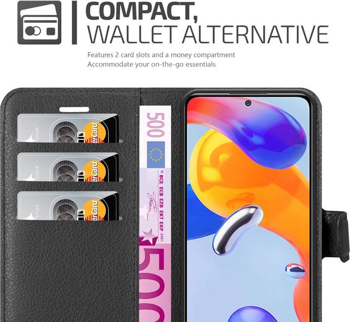 Actual product image Cadorabo Book Stand Case for Xiaomi RedMi NOTE 11 PRO 4G / 5G