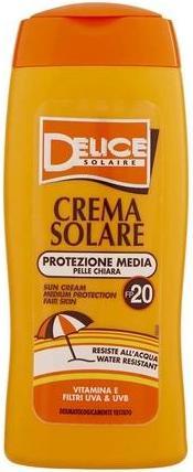 Actual product image Delice Solaire Medium Protection SPF 20 Sun Cream for Fair Skin 250ml (Suntan cream, SPF 20, 250 ml, 0.25 g)