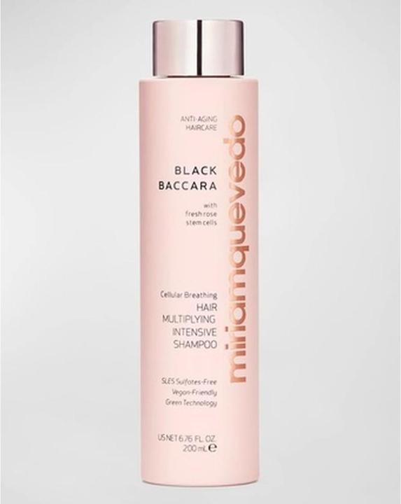 Miriam Quevedo Black Baccara Cellular Breathing Hair Multiplying Intensive Shampoo 6.76 oz 200mL (200 ml, Flüssiges Shampoo)