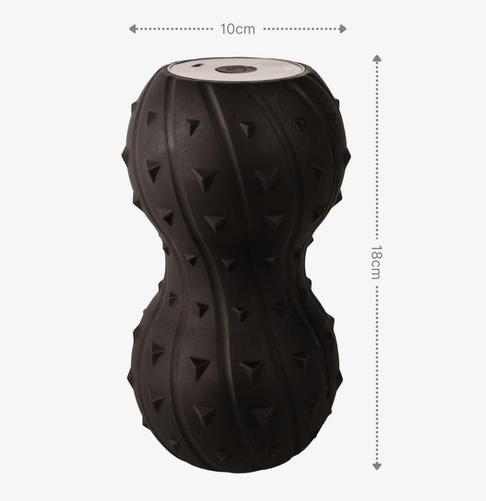 Hermex Elektrische Faszienrolle Vibrations-Massagerolle Fitnessrolle  Knierolle (10 cm)