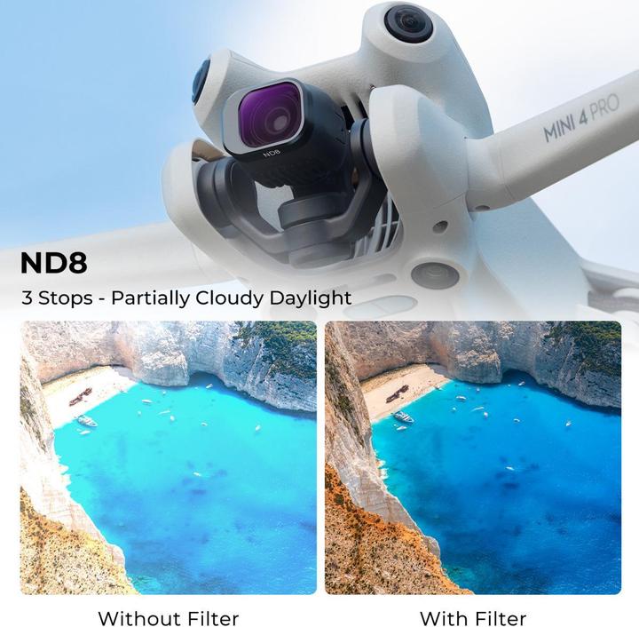 Produktbild K&F Concept Filter Kit (Drohnen Filter, DJI Mini 4 Pro)