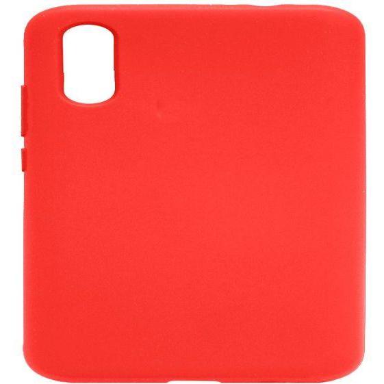 Evelatus Redmi 9A / 9AT / 9i Silicone Soft Touch (Xiaomi Redmi 9A), Cover smartphone, Rosso