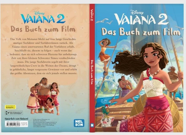 Actual product image Disney Filmbuch zum Vorlesen: Vaiana 2 (German, 2024)