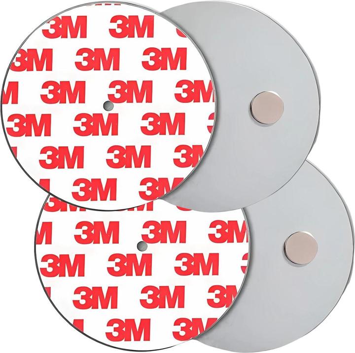 Produktbild König Design Rauchmelder Magnethalter Ø40 - Ø70 mm Feuermelder Befestigung Halterung Klebepad