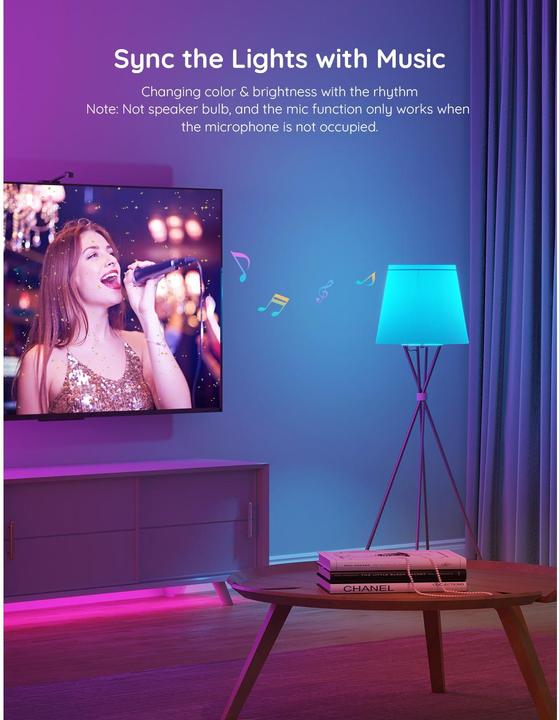 Image du produit Govee Ampoule Smart Light (E27, 9 W, 800 lm, 1 x, F)