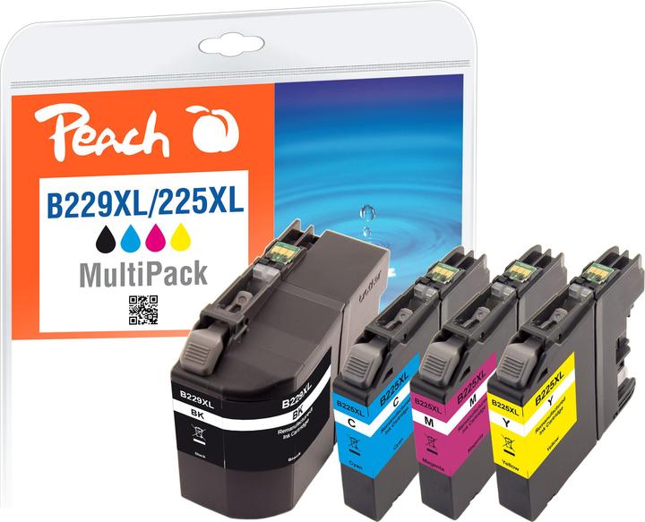 Produktbild Peach LC-229XL, 225XL Multipack (BK, C, M, Y)