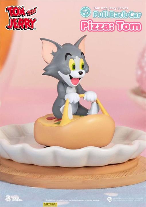 Actual product image Beast Kingdom Tom & Jerry Pull Back Cars Blind Box 6-Pack