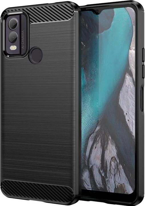 Produktbild Screenguard Nokia C22 Hülle Carbon Brushed Soft TPU (Nokia C22)