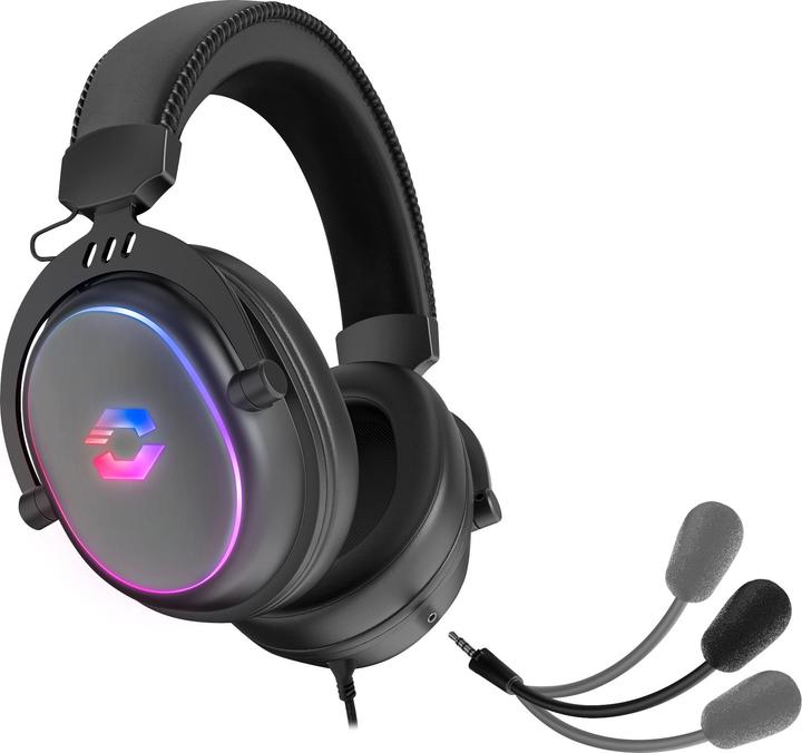 Actual product image Speedlink CONUX RGB Stereo Gaming Headset - for PC/PS5/PS4/Xbox Series X/S/Switch/OLED/Lite, black (Cable)
