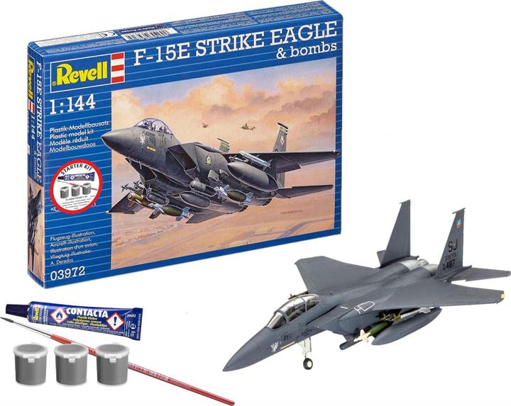 Actual product image Revell F-15E Strike Eagle & Bombs