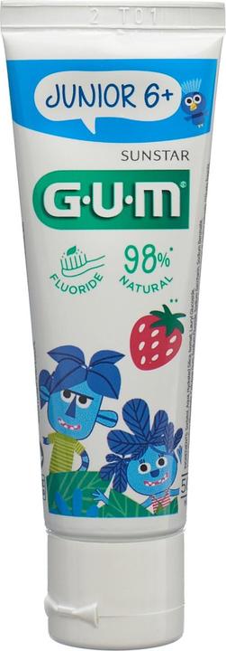 Actual product image GUM SUNSTAR Junior Zahnpasta Tutti-Frutti (50 ml)