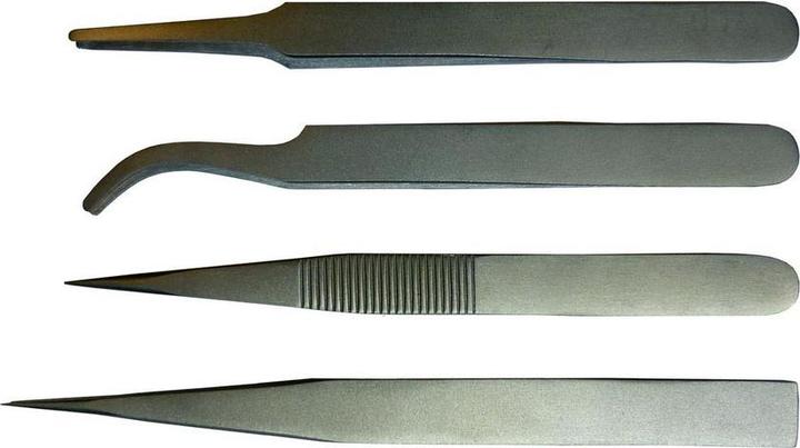 Immagine prodotto RS PRO KIT4-2T Set di pinzette in acciaio austenitico, 120 mm
