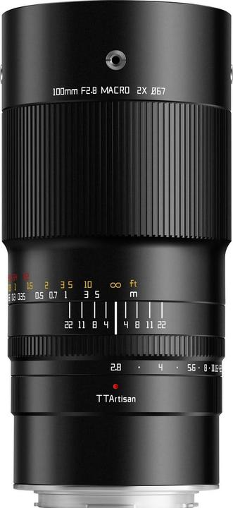 Actual product image TTArtisan 100mm F2.8 macro compatible with Leica/Panasonic/Sigma L (L-Mount, full size)