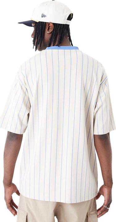 Produktbild New Era Oversized Shirt - PINSTRIPE stone beige - XL (XL)