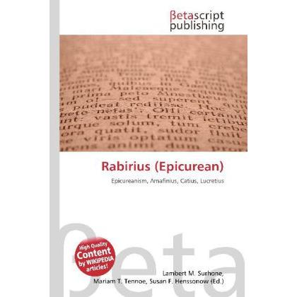 Rabirius (Epicurean), Sachbücher
