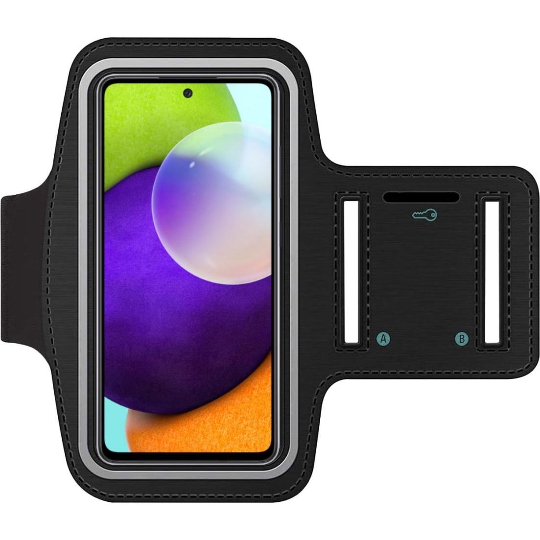 SmartFitness Samsung Galaxy A52 Handy Sport Armband, Smartphone Sportarmband, Schwarz
