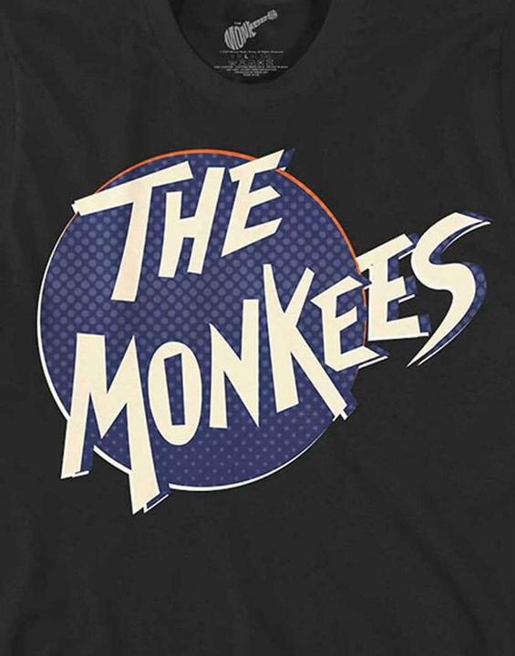 Actual product image The Monkees Unisex Adult Dotted Logo T-Shirt (XL)