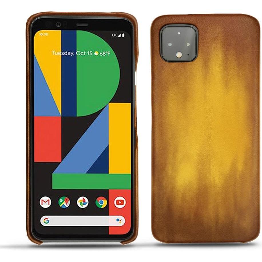 Noreve Lederschutzhülle (Google Pixel 4 XL), Smartphone Hülle, Gold