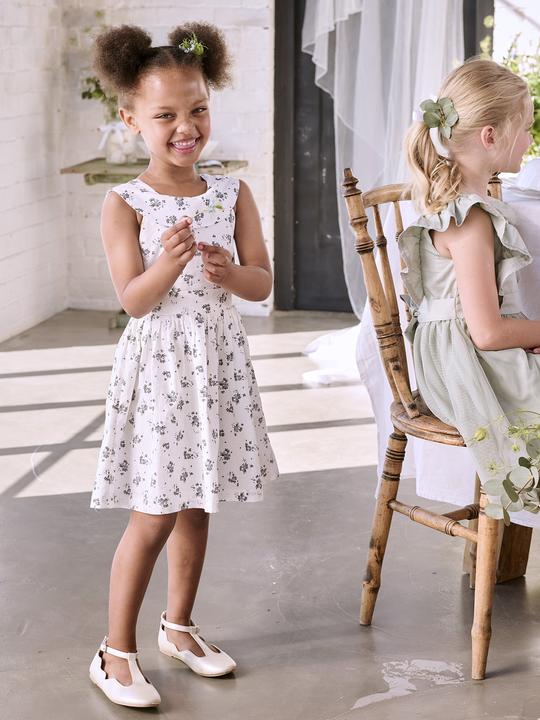 Produktbild Vertbaudet Festliches Mädchen Kleid mit Blumenprint (122)