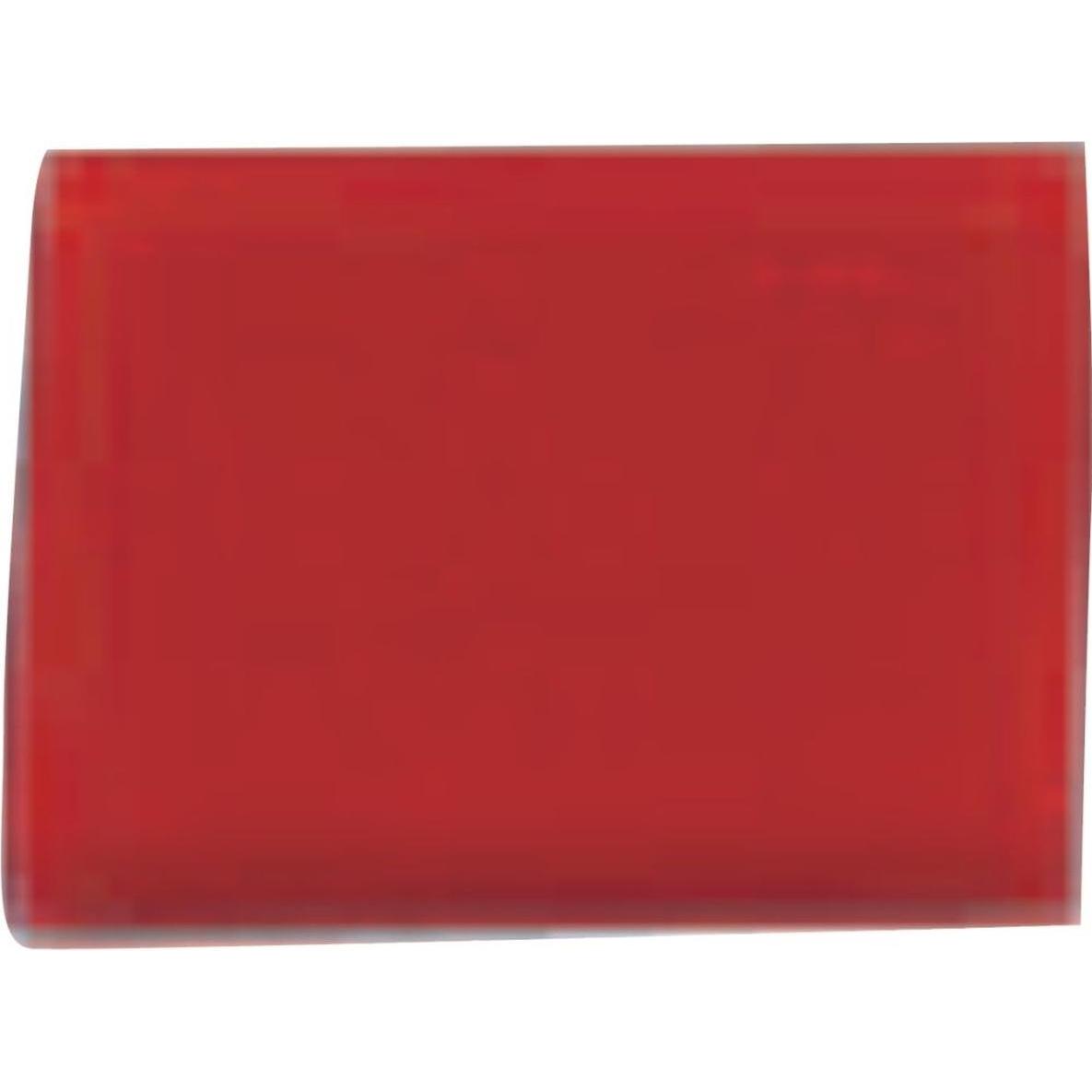 Elba, Ordner Zubehör, Farbige Laschen, aus PVC, zum Aufstecken, rot für vertikale 1 Hängemappen, Maße: (B)20 x (T)5 x