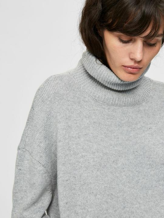 Image du produit Selected Pull à col roulé de forme Boxy (XL)