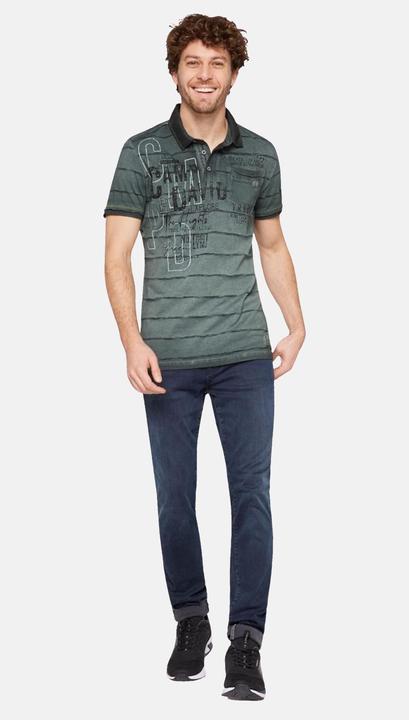 Immagine prodotto Camp David Polo Tree House Camicia a maniche corte con collo a polo (L)