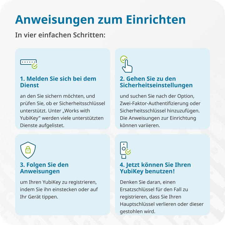 Nährwerte und Zutaten Yubico YubiKey 5C NFC