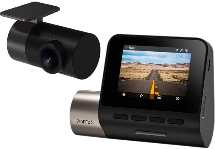 Actual product image 70mai a500s (Built-in display, Built-in microphone, Night vision, GPS receiver, QHD)