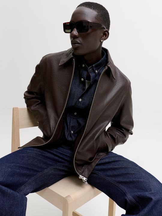 Actual product image Jack & Jones Lederjacke Lederjacke (XXL)