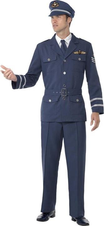 Produktbild Smiffys WW2 Air Force Kapitän Kostüm (L)