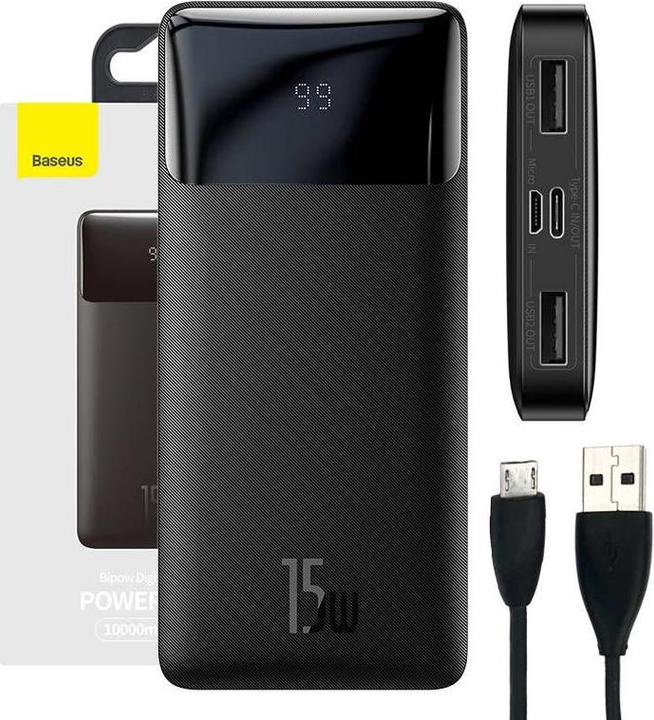 Immagine prodotto Baseus Bipow (10000 mAh, 15 W, 37 Wh)