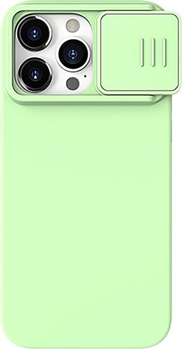 Nillkin Silikonowe etui CamShield Silky Silicone Case do iPhone 15 Pro z os?on? na aparat - mi?towe (Apple iPhone 15 Pro)