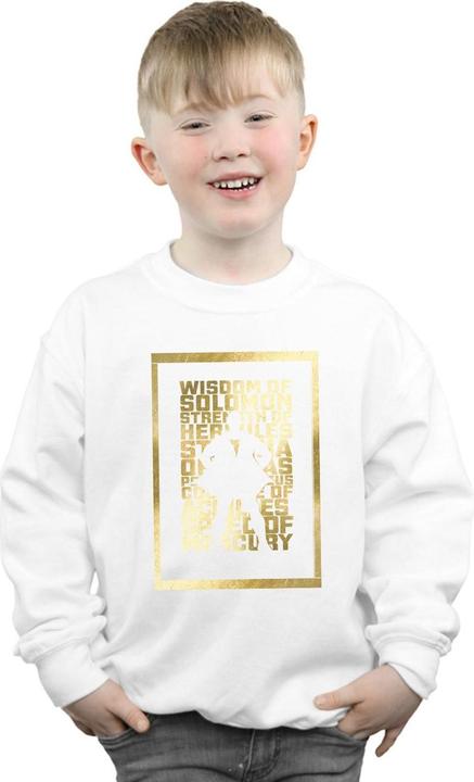 Produktbild Shazam Gold Text Sweatshirt Jungen (140, 146)