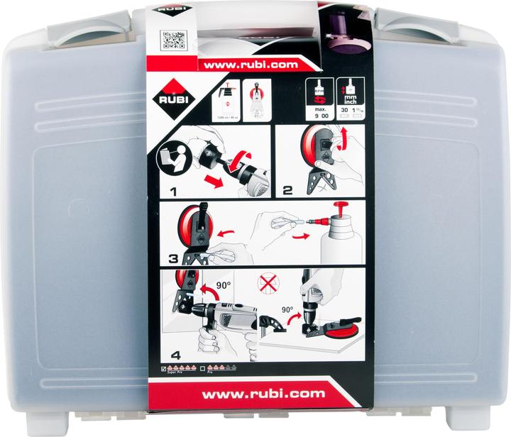 Actual product image Dierre Diamond core bit set 8 pcs. with drill head adapter in case (65 mm)