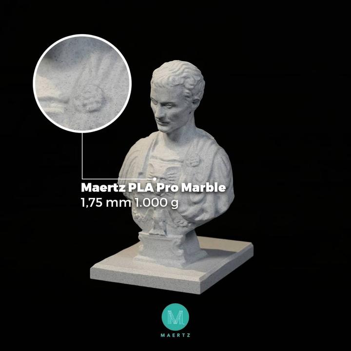 Produktbild Maertz PLA Pro Marble 1,75 mm 1.000 g (PLA-R, 1.75 mm, 1000 g)