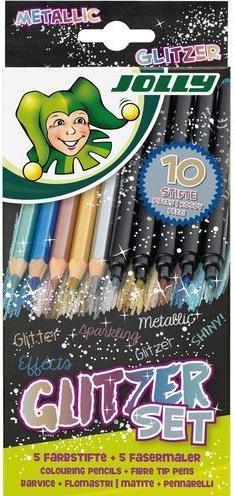 Produktbild Jolly Schreibset GLITZER farbsortiert (10 x)