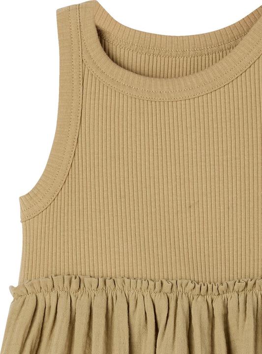 Produktbild Vertbaudet Ärmelloses Kleid mit Materialmix Mädchen (158)