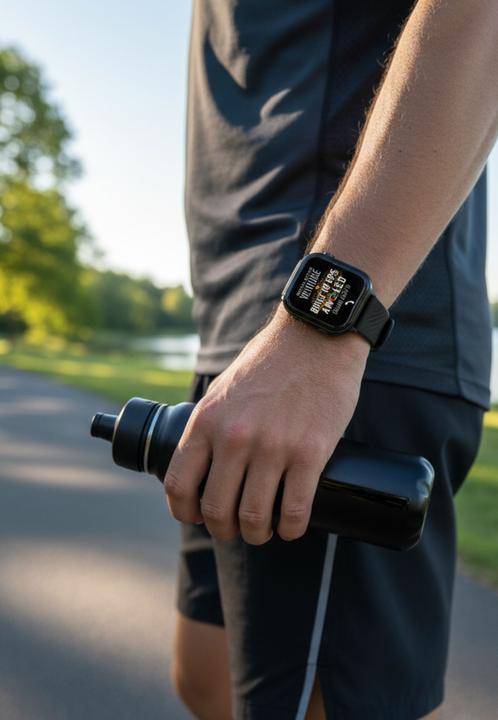 Actual product image Reflex Active VENTURE 400 S XL AMOLED GPS Smartwatch mit Anruffunktion und Schwarzem