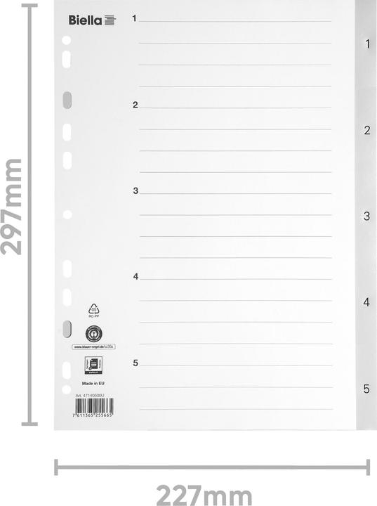 Produktbild Biella Register PP